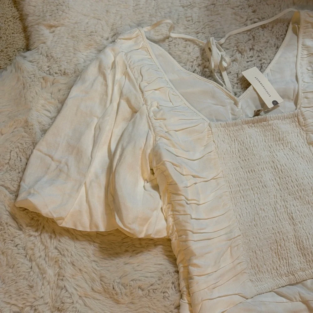 Anthropologie chic cream